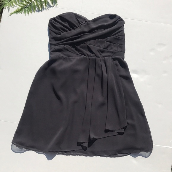 Express Dresses & Skirts - ☕️ Express Gray Strapless Dress